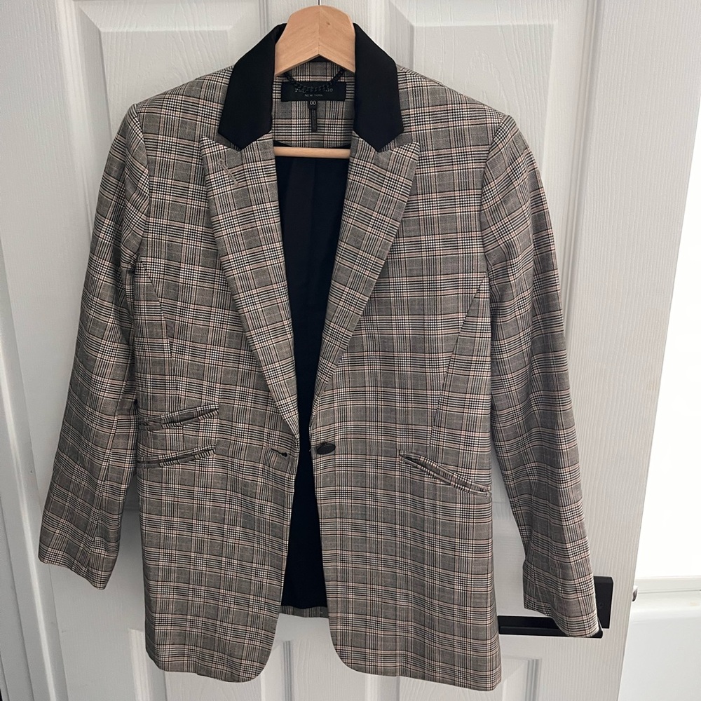 absolutely gorgeous plaid rag & bone blazer.